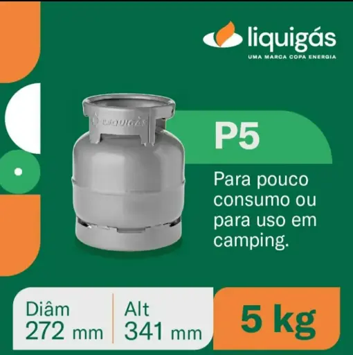 [P5] Gás Liquigás P-5 (5kg)